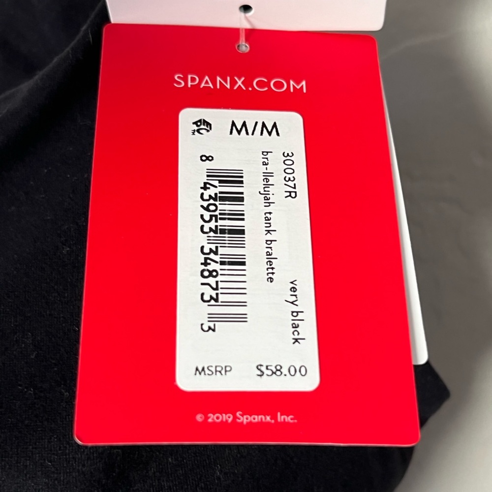Spanx wireless bra black NWT medium - Picture 9 of 13